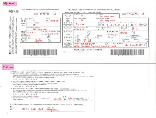 giấy nhập cảnh vào nhật bản