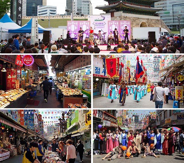 những hoạt động trong khu phố Namdaemun