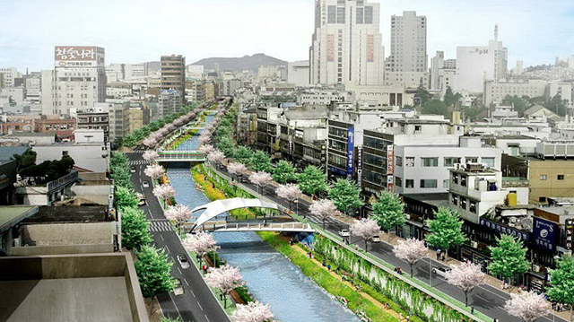 suối Cheonggyecheon - Hàn Quốc