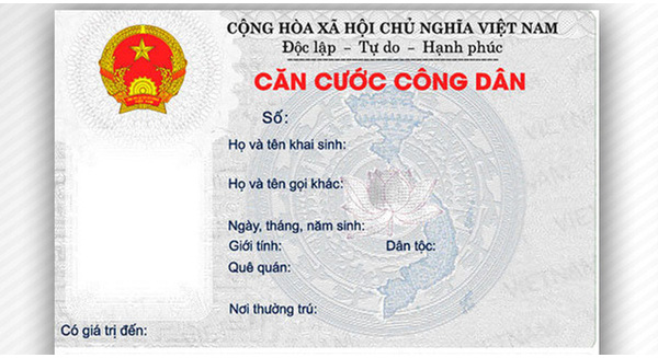 thẻ căn cước